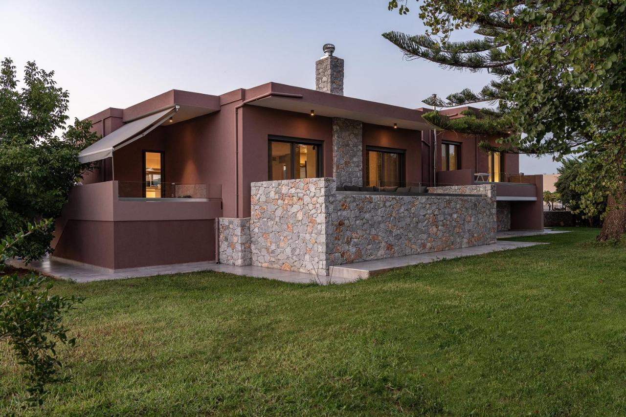 Villa Enny, 3 Bd With Private Heated Pool Agia  エクステリア 写真